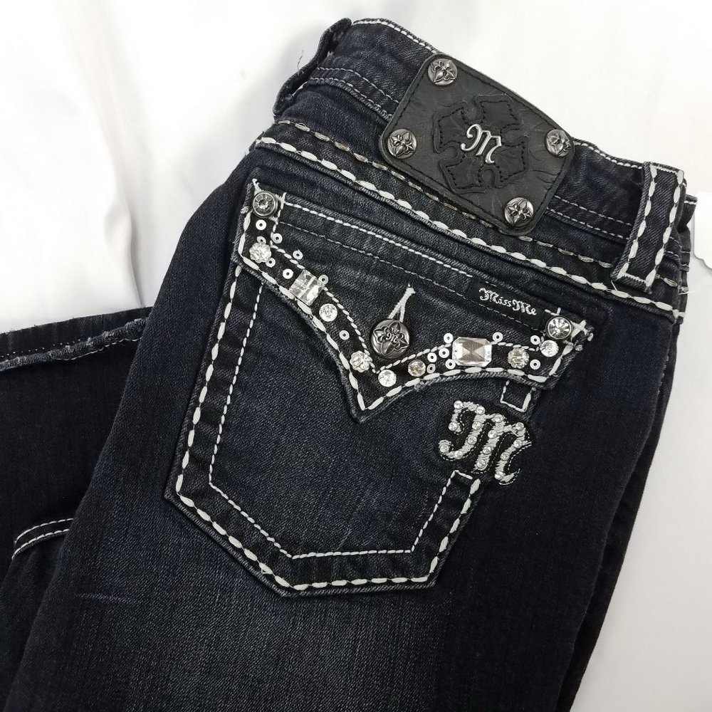 Women’s MISS ME Easy Boot Jeans Bootcut Dark Wash